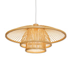 Mirabel - Suspension En Bambou Naturel Et Métal