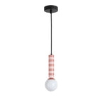 Rayado - Suspension À Motif Géométrique - Rose