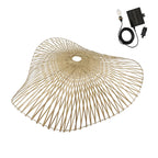 Laia - Solar Pendant Light - Bamboo - Beige