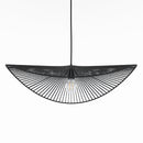 Suspension Mada noire en papier de corde 75 cm