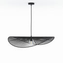 Suspension Mada noire en papier de corde 75 cm