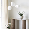 Conventry - Suspension Ronde En Soie - Blanc