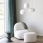 Conventry - Suspension Ronde En Soie - Blanc