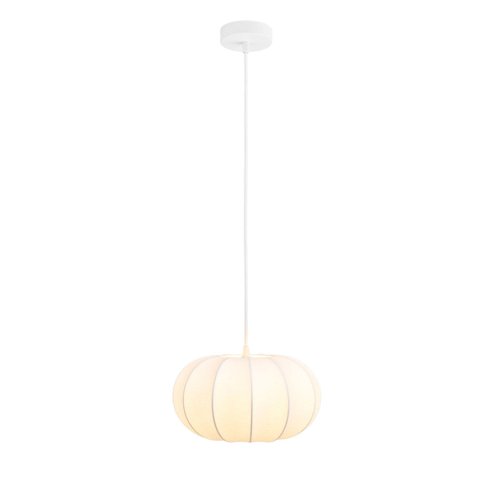 Conventry - Suspension Ronde En Soie - Blanc