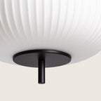 Vind - Suspension Ronde - Verre - Blanc