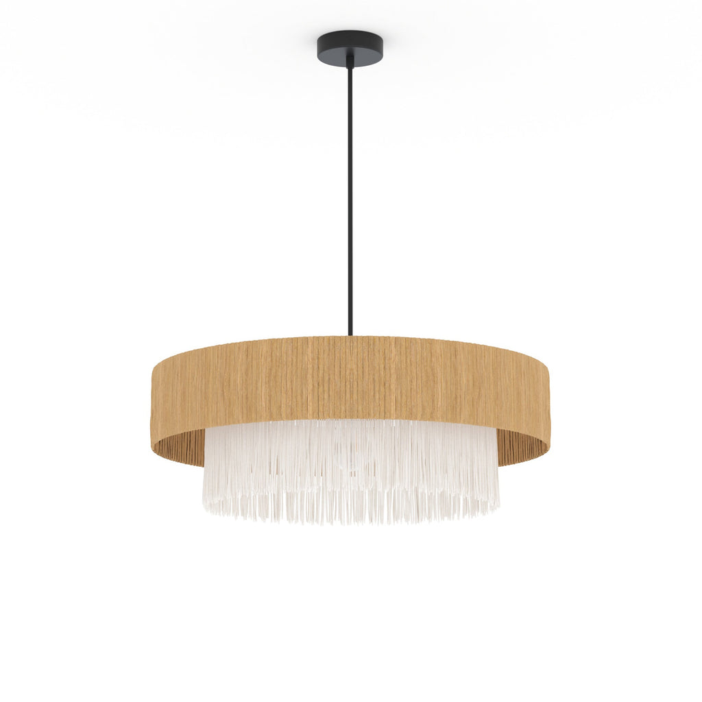 Solara - Round Raffia Pendant Lamp