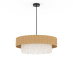 Solara - Round Raffia Pendant Lamp