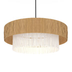 Solara - Round Raffia Pendant Lamp