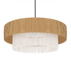 Solara - Round Raffia Pendant Lamp