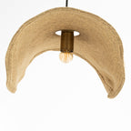 Maho - Lámpara colgante en material natural y metal