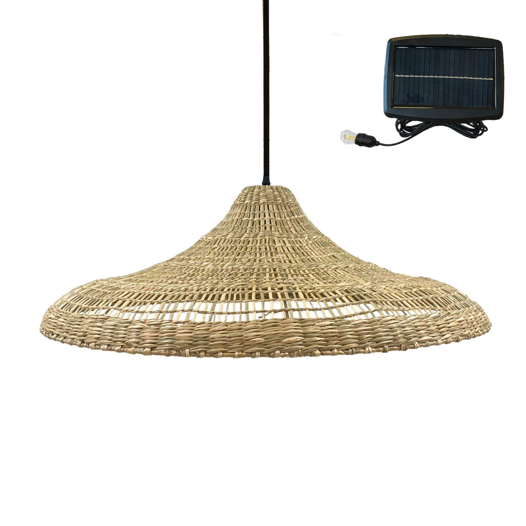 Freya Large - Solar Pendant Lamp - Marine Grass - Beige