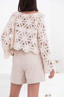 SUZIE Écrue - Maille Crochet
