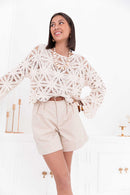 SUZIE Écrue - Maille Crochet