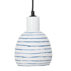 Elga - Pendant Lamp - White - Stoneware