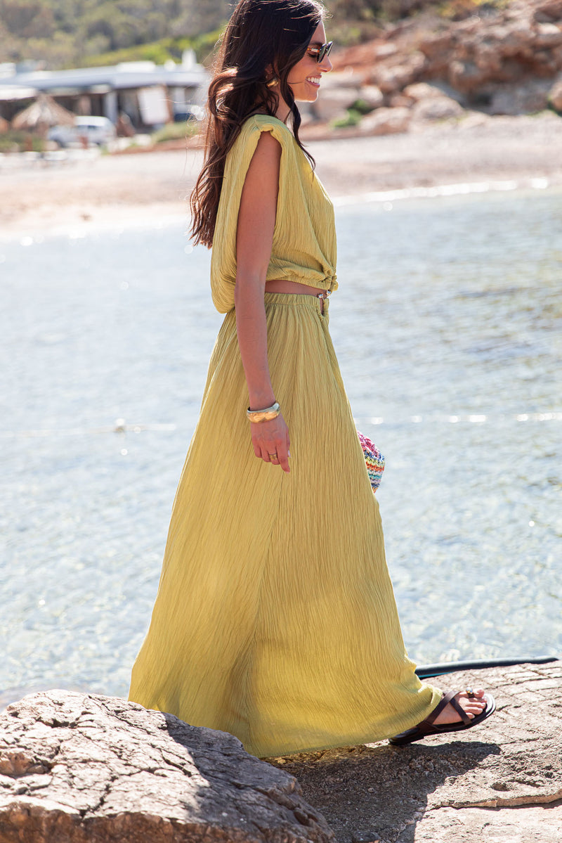 SWANN Vert Olive - Ensemble Irisé
