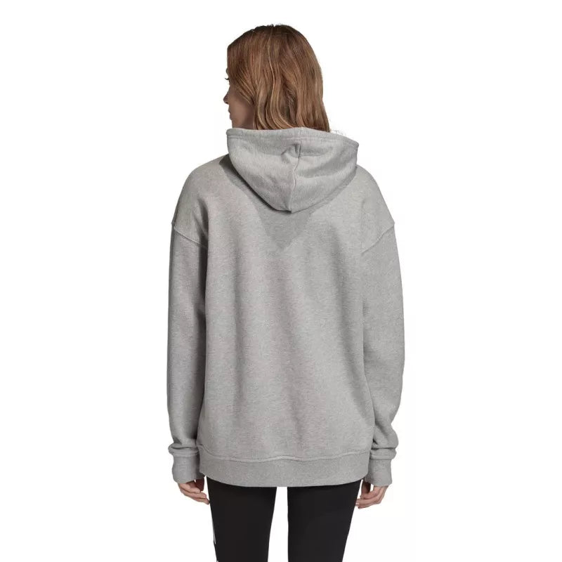 Sweat À Capuche Adidas Originals Trefoil - Gris