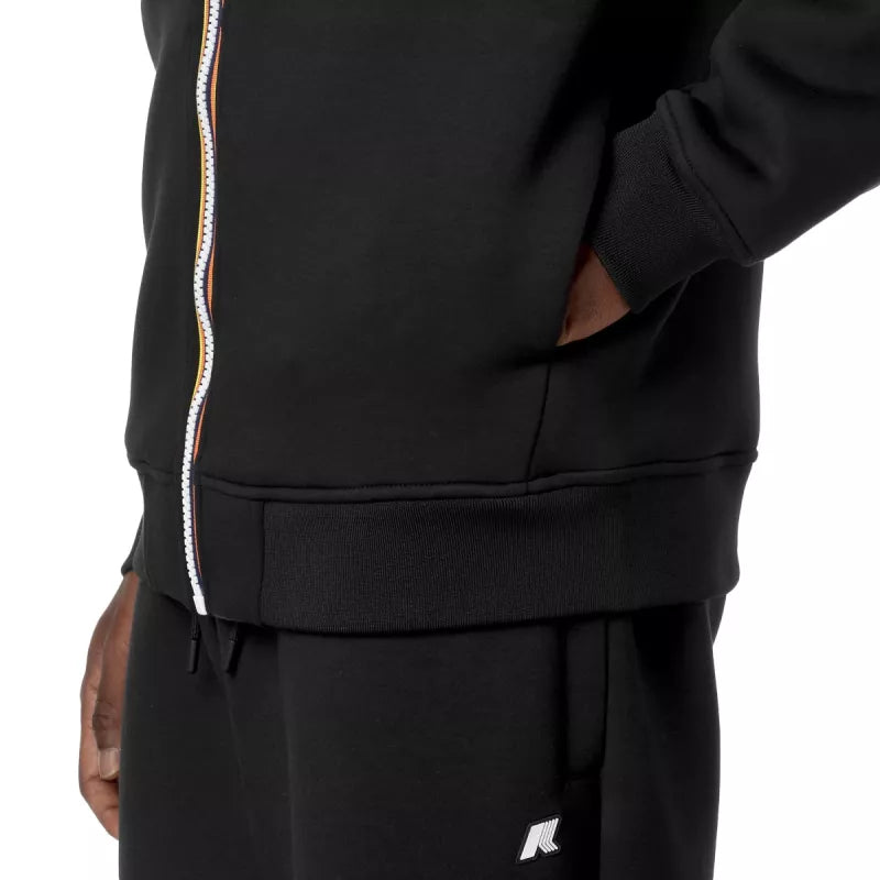 K-Way Rainer Spacer Hoodie - Black