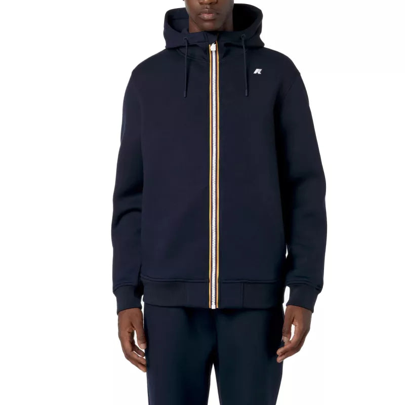 Sweat À Capuche K-Way Rainer Spacer - Bleu Marine