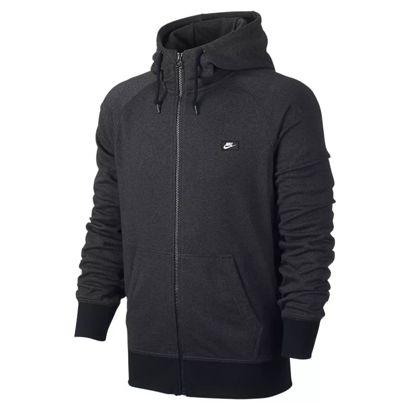 Nike Aw77 French Terry Shoebox Full-Zip Hoodie - Gray