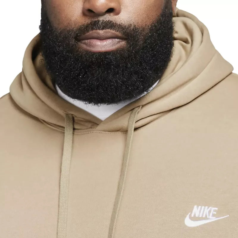 Nike Sportswear Club Hoodie - Beige/White