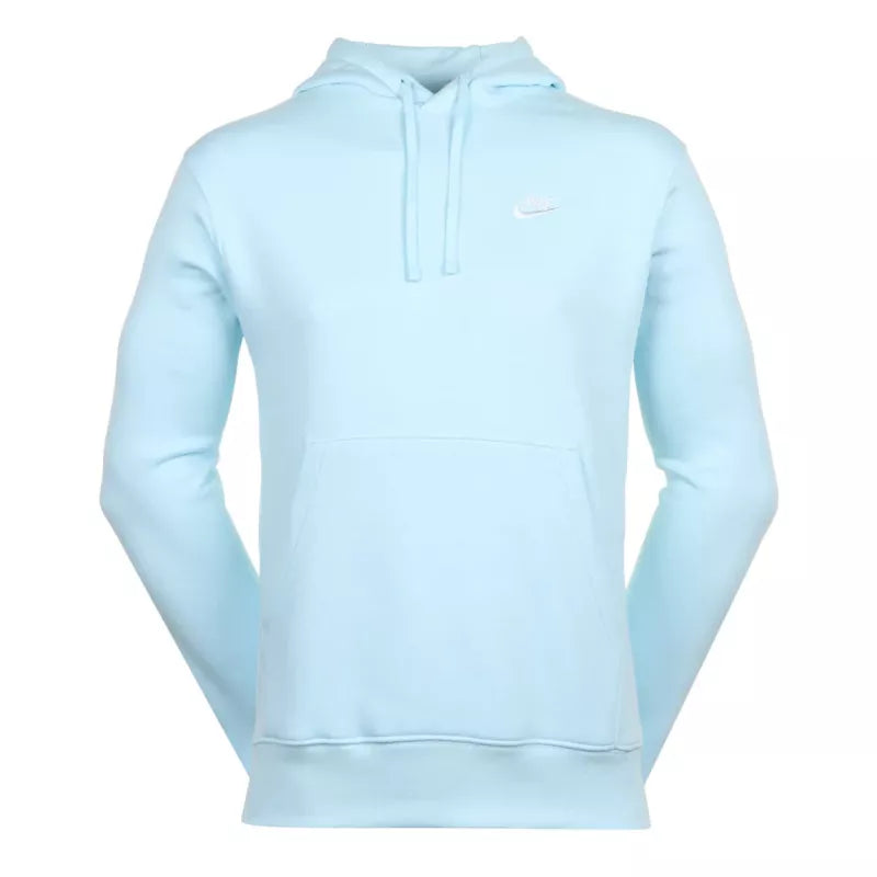 Sweat À Capuche Nike Sportswear Club - Bleu Et Blanc
