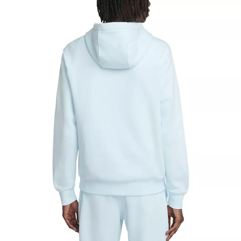 Sweat À Capuche Nike Sportswear Club - Bleu Et Blanc