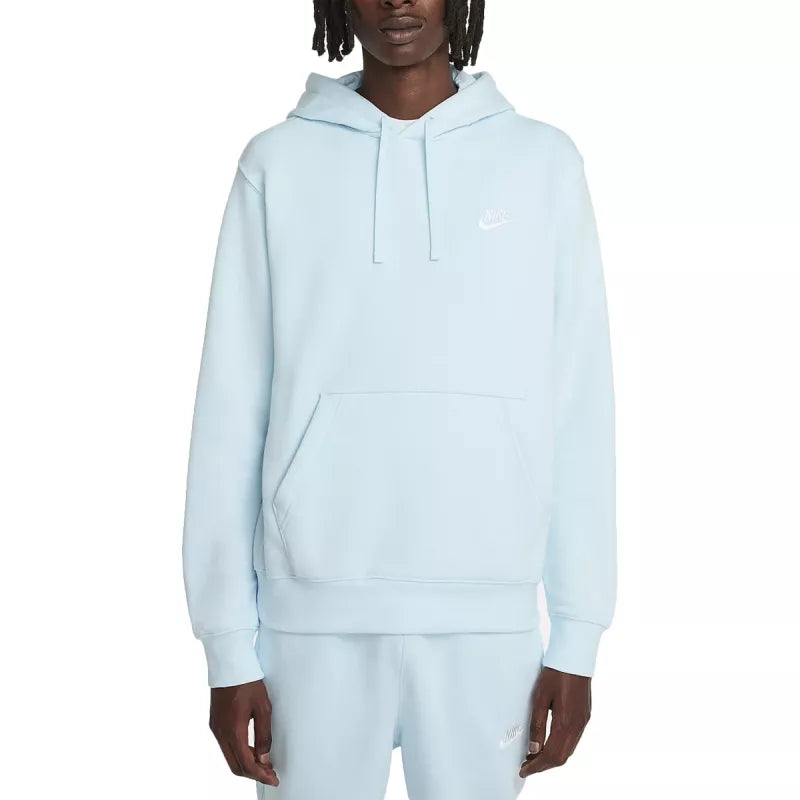 Sweat À Capuche Nike Sportswear Club - Bleu Et Blanc