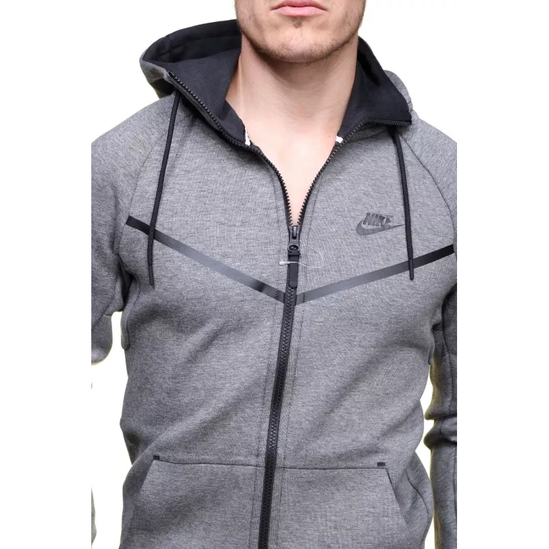 Nike Sportswear Tech Fleece Windrunner Hoodie - Gray