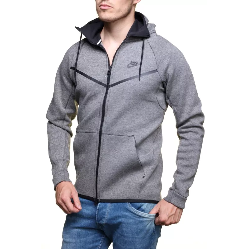 Nike Sportswear Tech Fleece Windrunner Hoodie - Gray