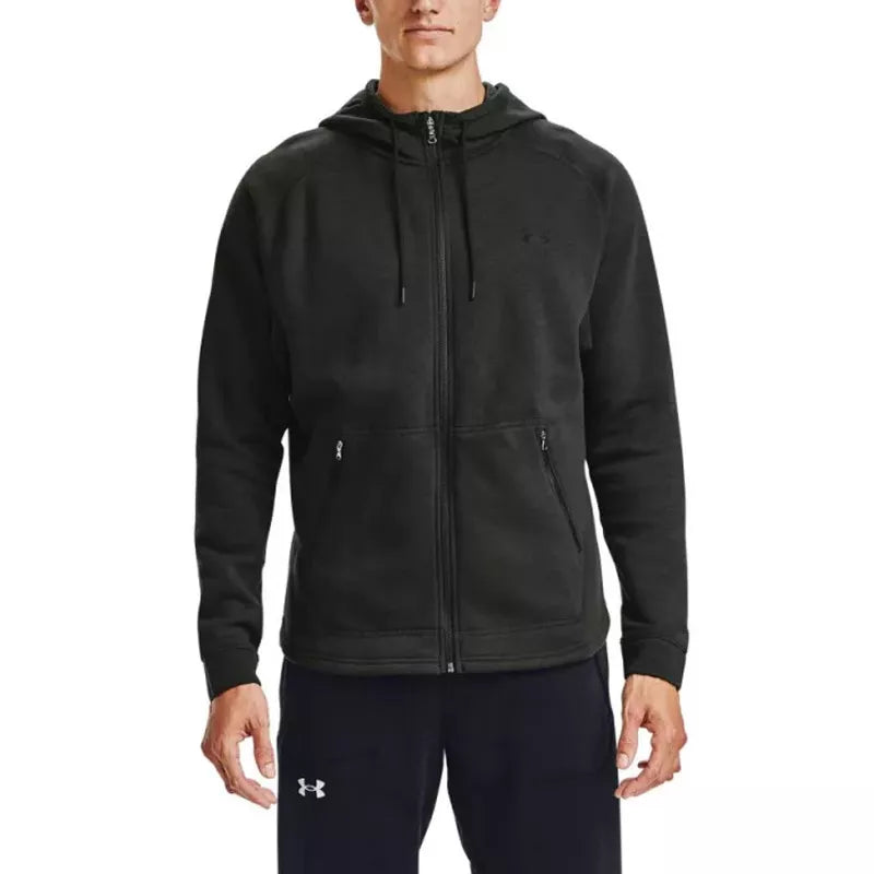 Sweat À Capuche Charged Cotton Fleece Full Zip - Vert - Homme