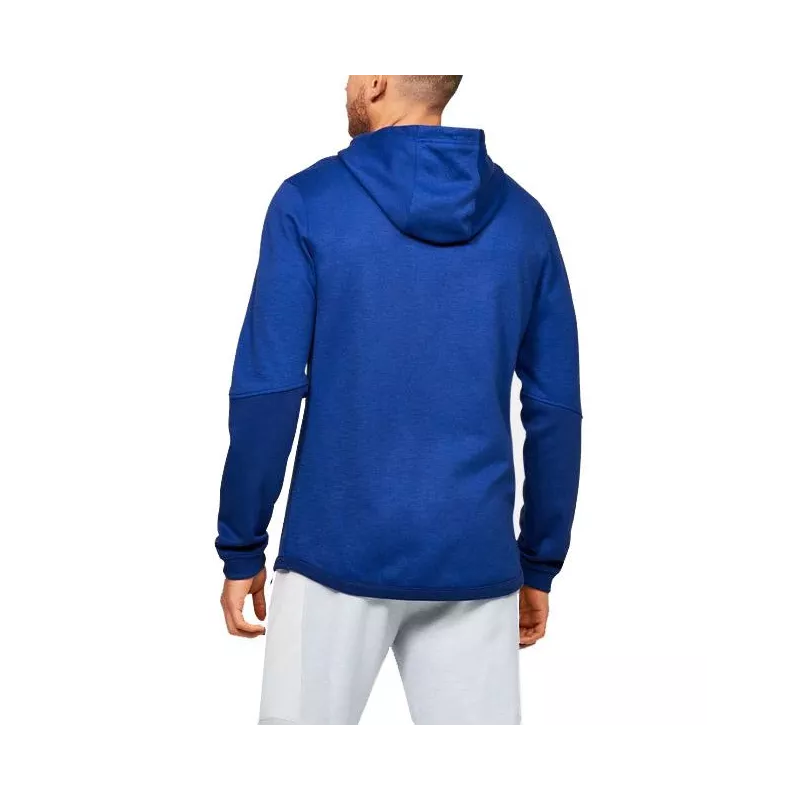 Sweat À Capuche Double Knit Full Zip - Bleu Marine - Homme
