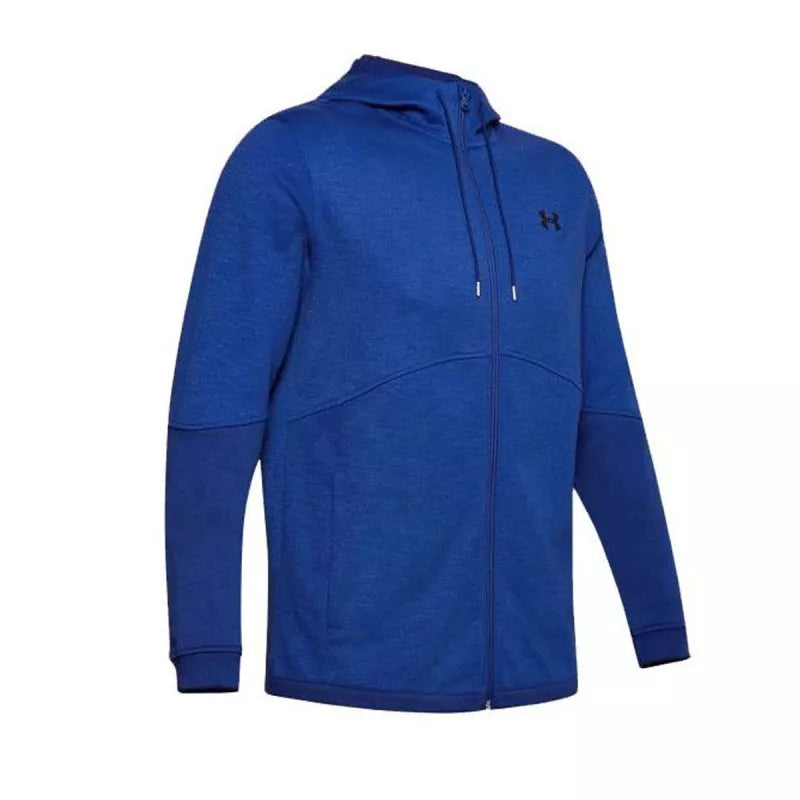 Sweat À Capuche Double Knit Full Zip - Bleu Marine - Homme