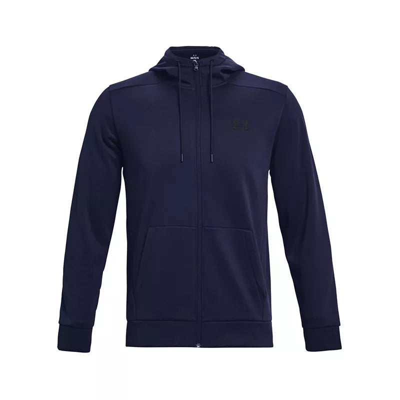 Fleece Fz Kapuzenpullover - Blau - Herren