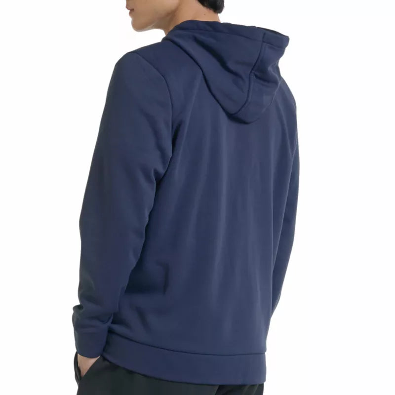 Fleece Fz Kapuzenpullover - Blau - Herren