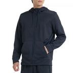 Hoodie Fleece Fz Hoodie - Zwart - Heren