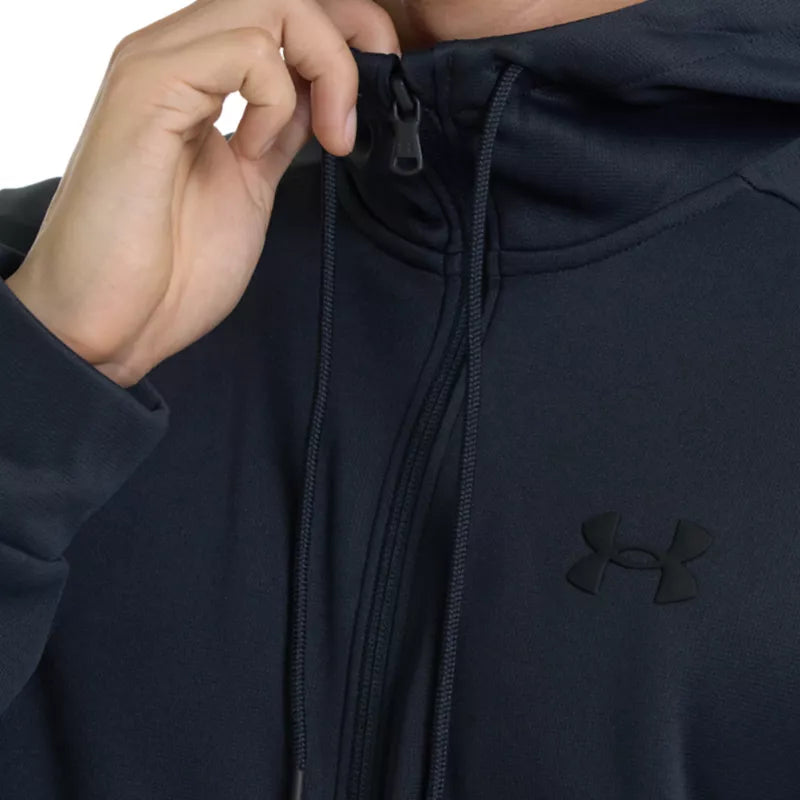 Hoodie Fleece Fz Hoodie - Zwart - Heren