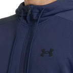 Fleece Fz Kapuzenpullover - Blau - Herren