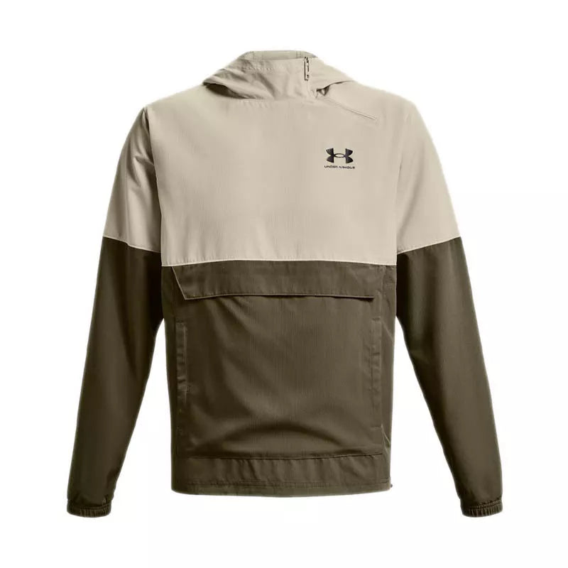 Sweat À Capuche Woven Asymmetrical - Beige - Homme