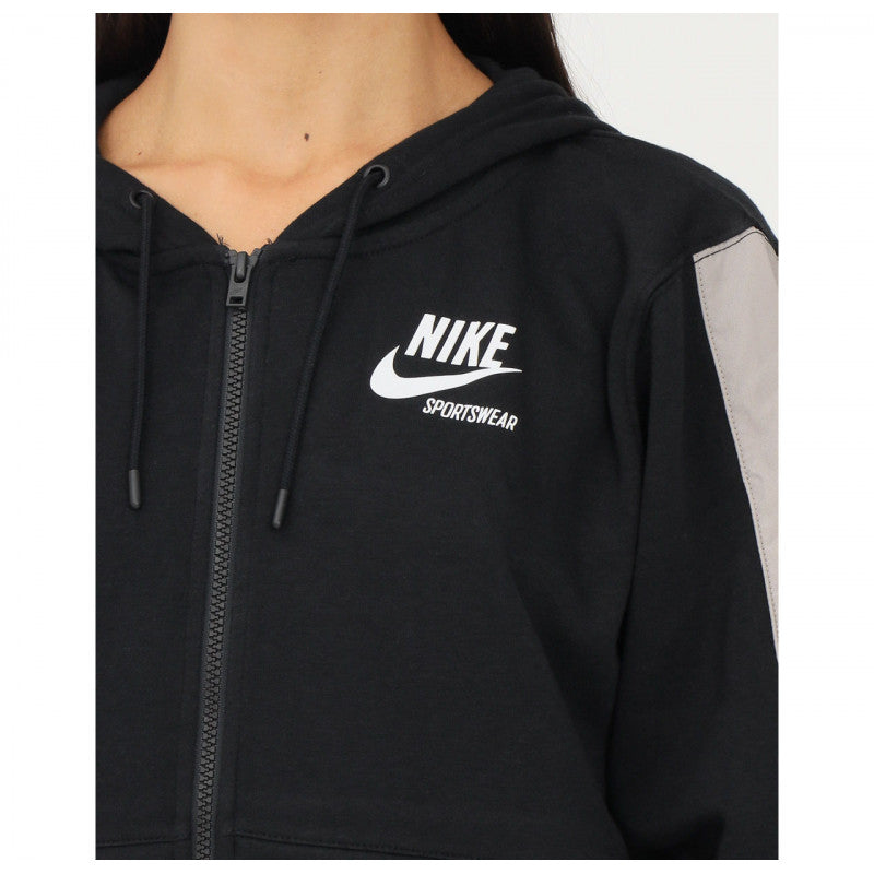Sweat Ã  Capuche Nsw Polaire - Noir