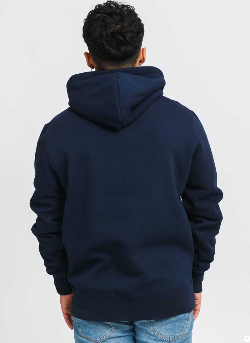 Champion - Sweat À Capuche Semi-Zippé Hooded - Bleu - Homme