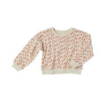 Sweat Bonheur Coeur Ecru