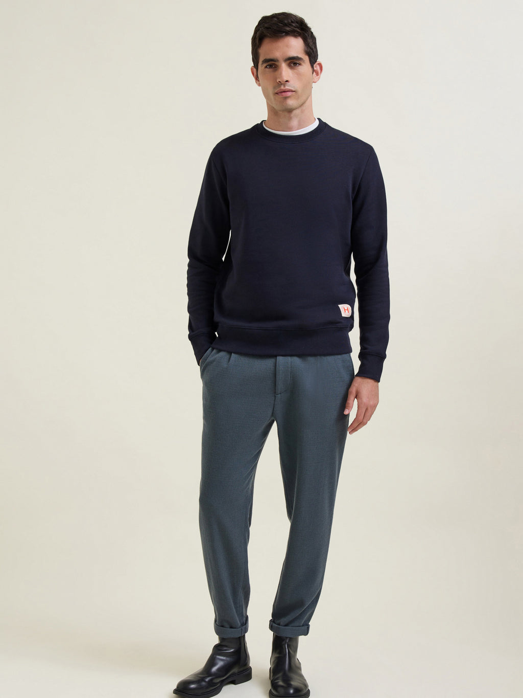 Airin Sweatshirt - Navy - Men