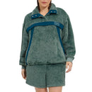 Sweat Gayel Sherpa Half Snap - Vert
