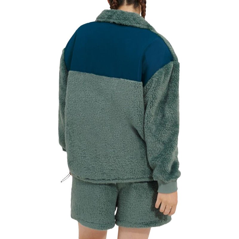 Sweat Gayel Sherpa Half Snap - Vert