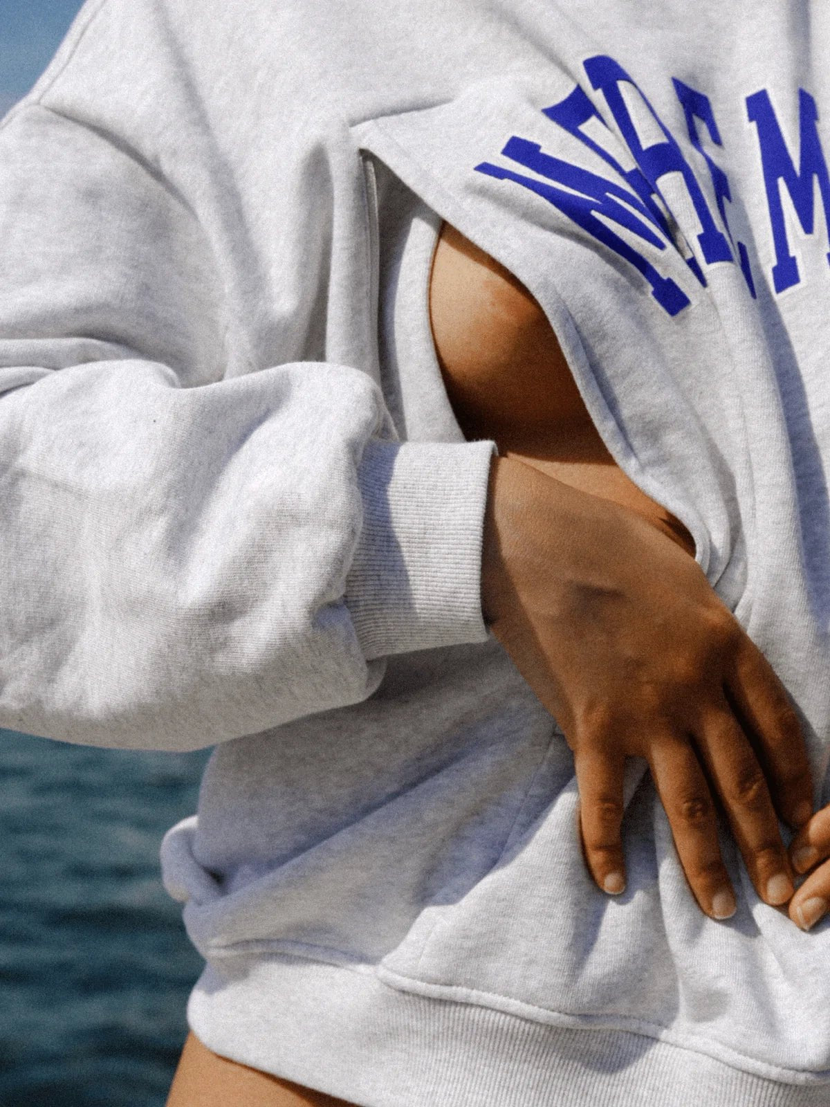 Sudadera mère-made gris - Mujer