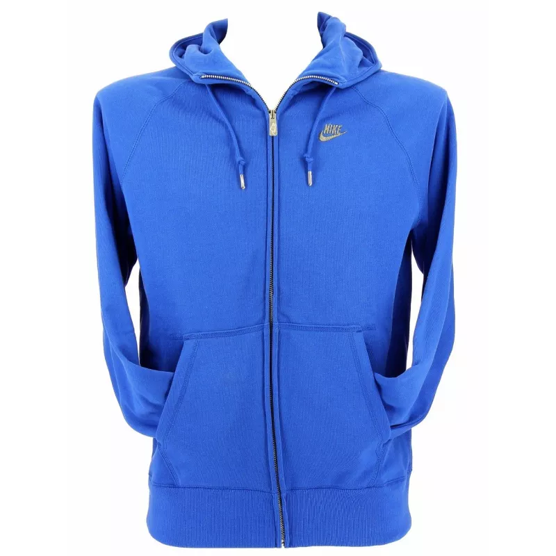 Sweat Nike Hybrid Full Zip - Bleu