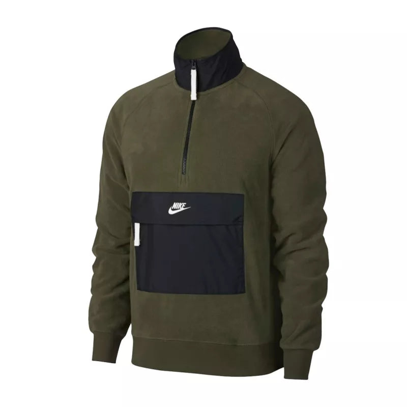 Sweat Nike M Nsw Snl - Kaki/Noir