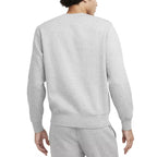 Sweat Nike Nsw Club Crew Letters - Gris Bleu/Blanc