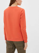 Vans - Sweat Oval Teen Crew - Paprika - Femme