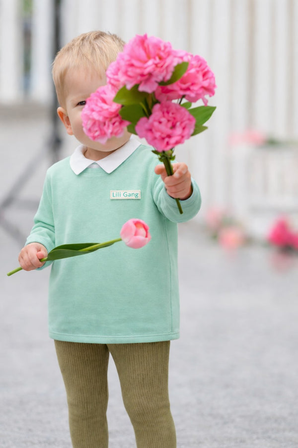 Sudadera Solal Menta - Bebé niño - Menta